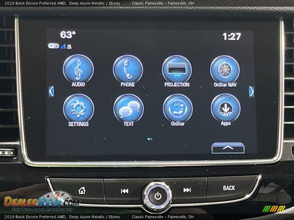 2019 Buick Encore Preferred AWD Deep Azure Metallic / Ebony Photo #13