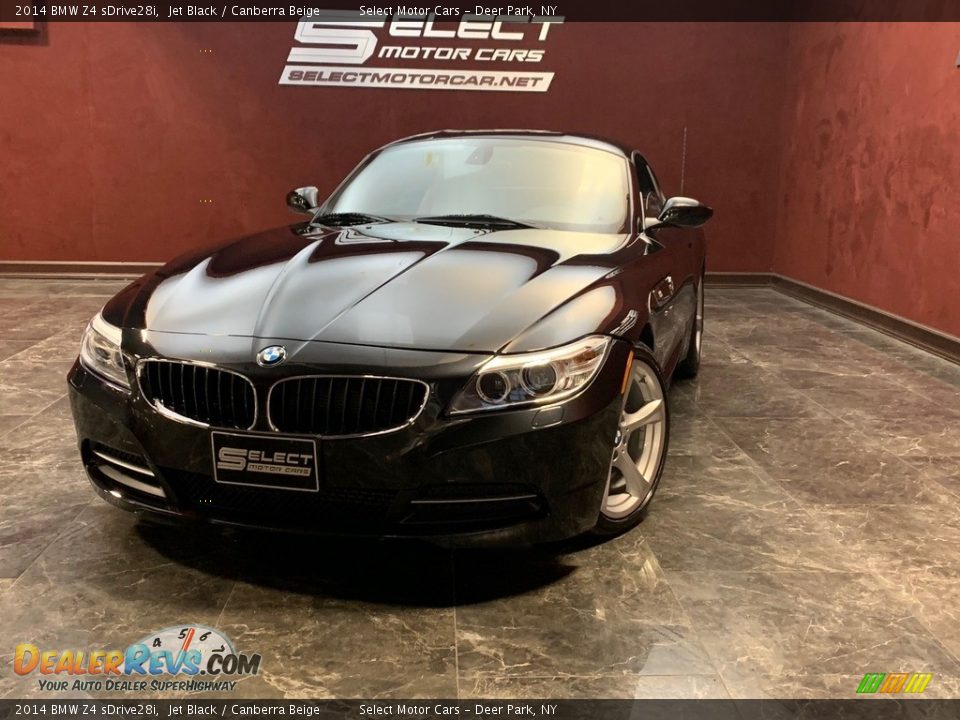 2014 BMW Z4 sDrive28i Jet Black / Canberra Beige Photo #1