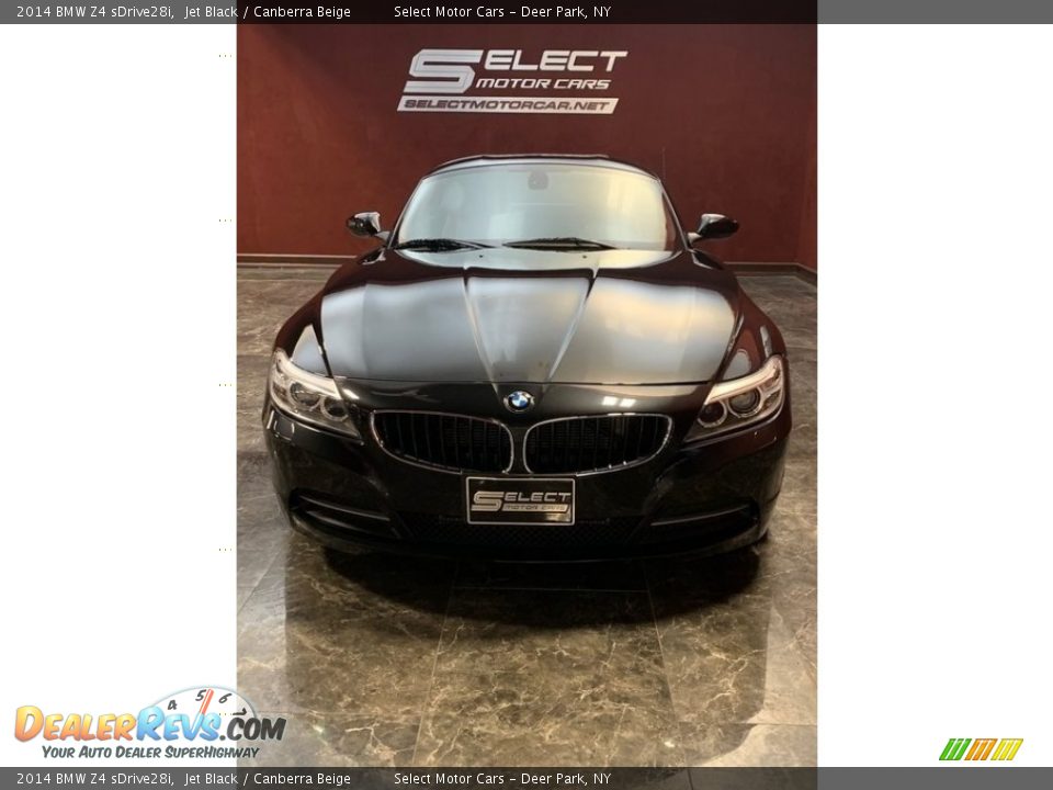 2014 BMW Z4 sDrive28i Jet Black / Canberra Beige Photo #2