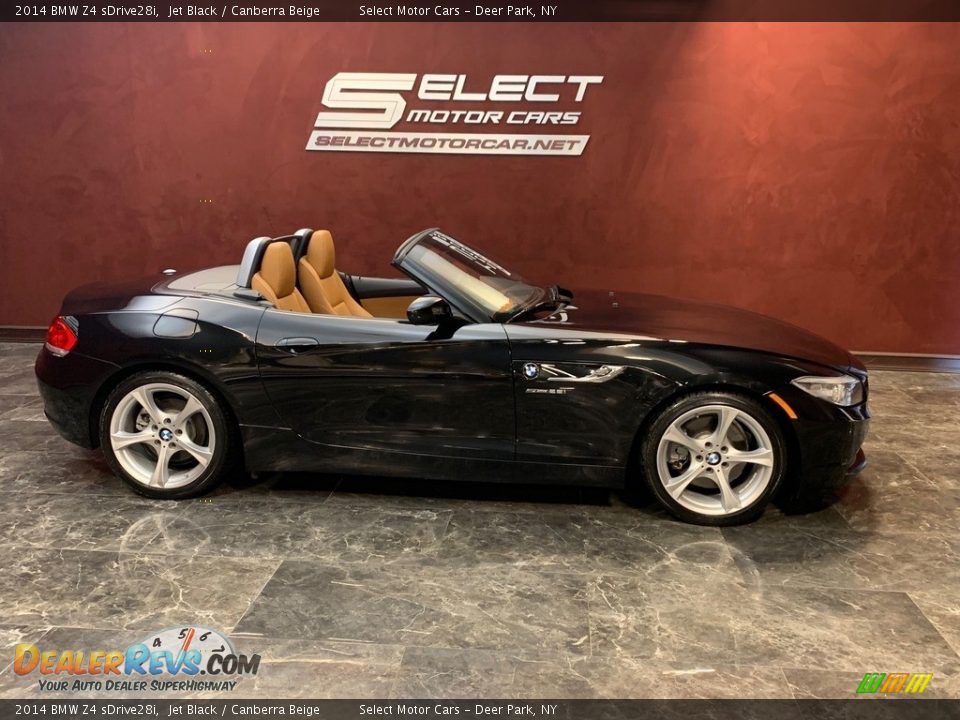 2014 BMW Z4 sDrive28i Jet Black / Canberra Beige Photo #5