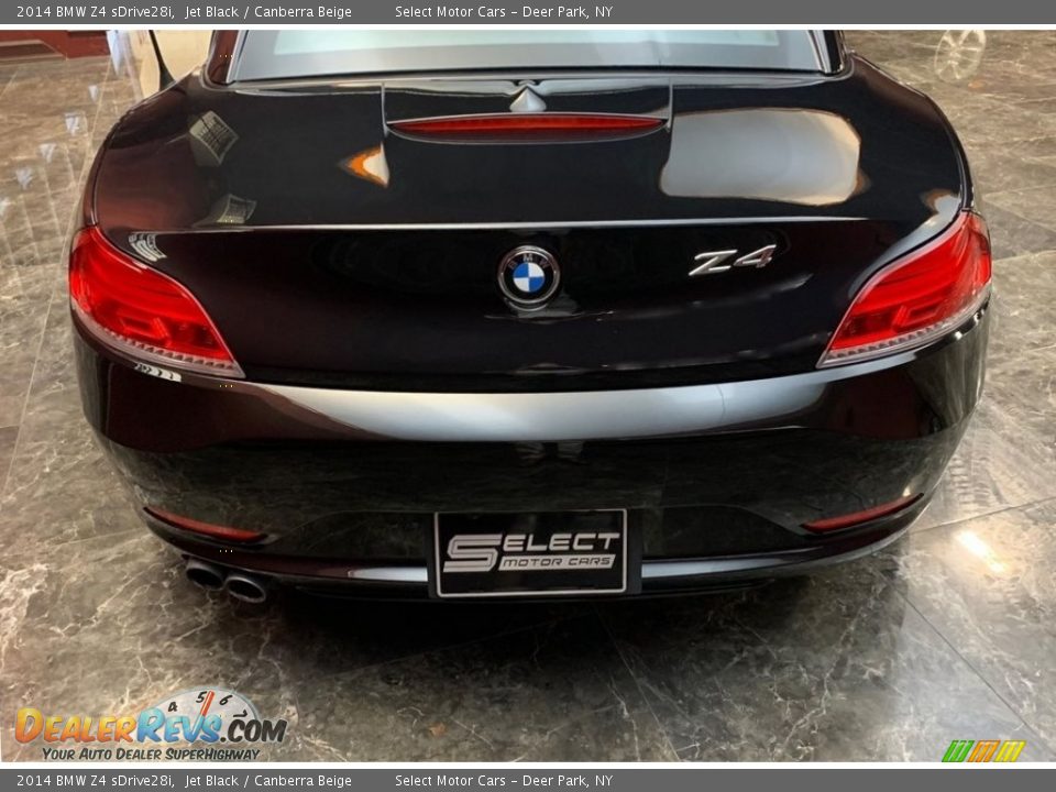 2014 BMW Z4 sDrive28i Jet Black / Canberra Beige Photo #6