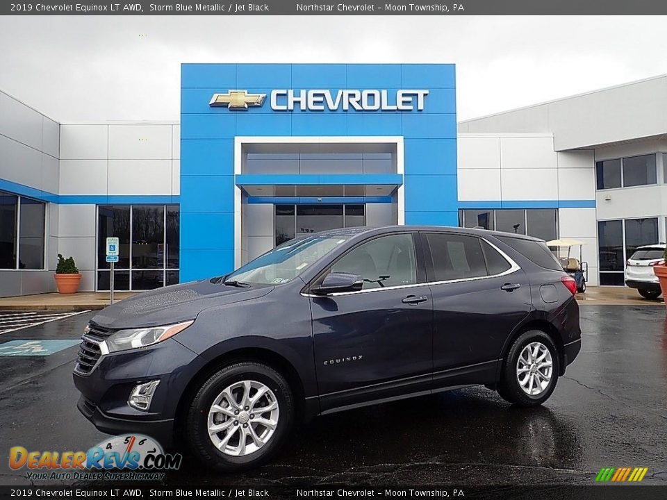 2019 Chevrolet Equinox LT AWD Storm Blue Metallic / Jet Black Photo #1