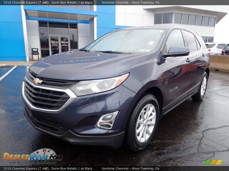 2019 Chevrolet Equinox LT AWD Storm Blue Metallic / Jet Black Photo #2
