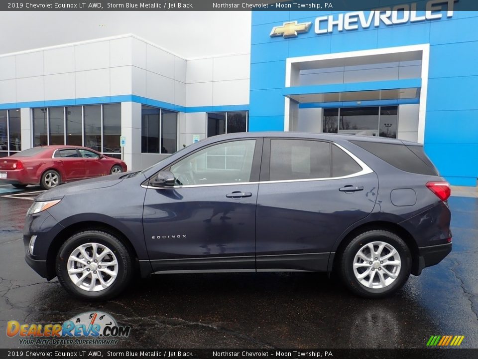 2019 Chevrolet Equinox LT AWD Storm Blue Metallic / Jet Black Photo #3