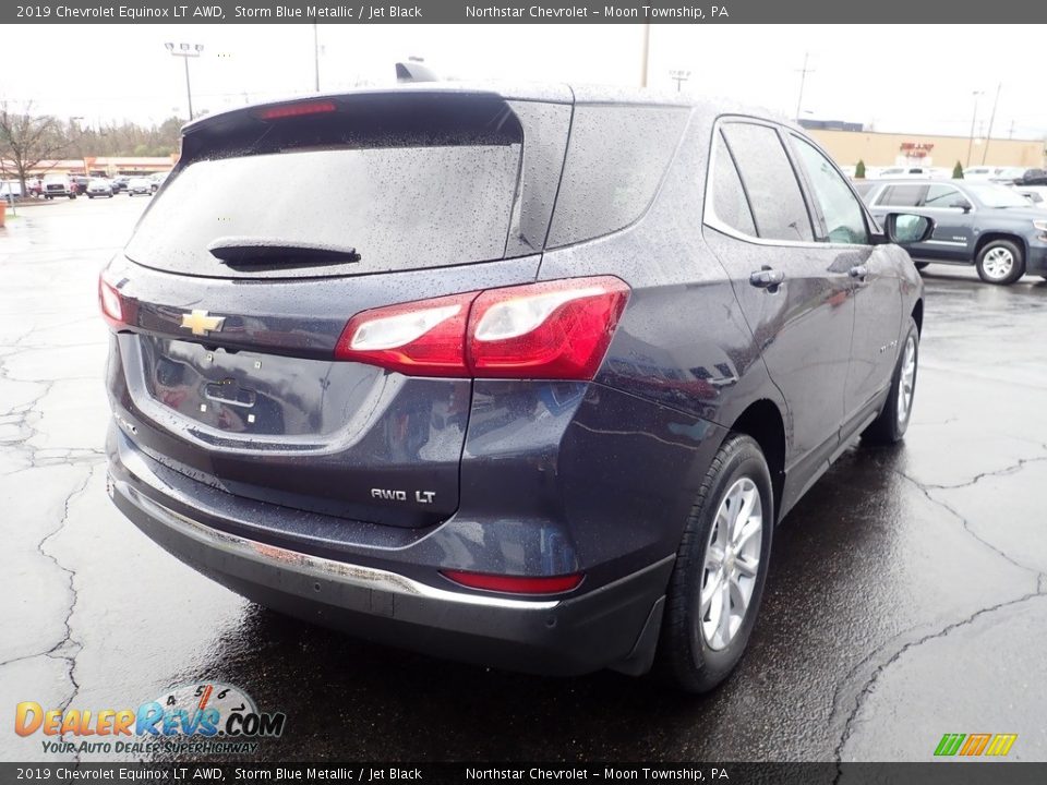 2019 Chevrolet Equinox LT AWD Storm Blue Metallic / Jet Black Photo #8