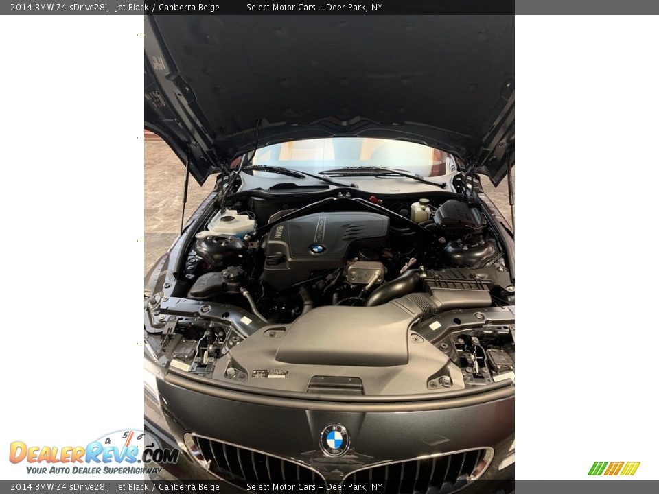 2014 BMW Z4 sDrive28i Jet Black / Canberra Beige Photo #15