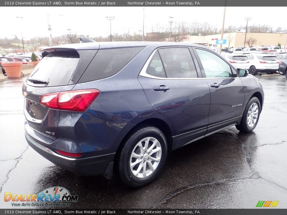 2019 Chevrolet Equinox LT AWD Storm Blue Metallic / Jet Black Photo #9