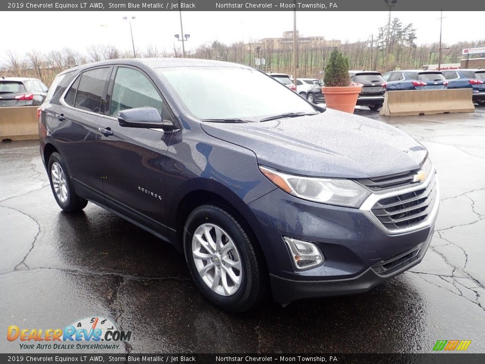 2019 Chevrolet Equinox LT AWD Storm Blue Metallic / Jet Black Photo #11