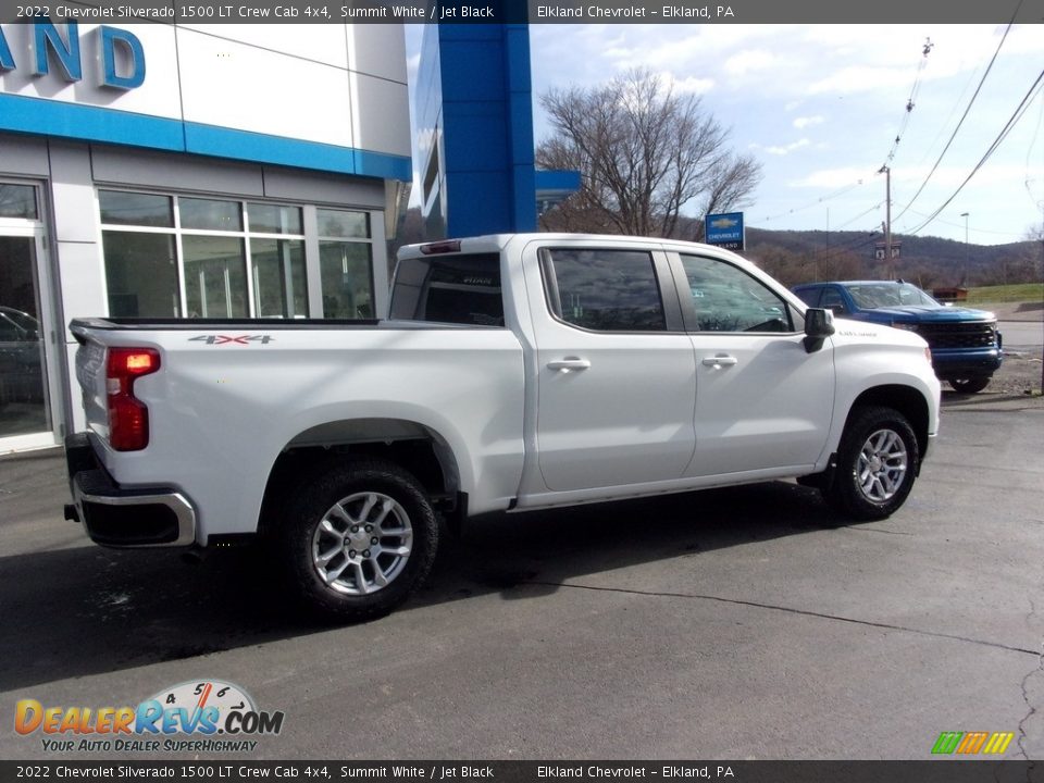 2022 Chevrolet Silverado 1500 LT Crew Cab 4x4 Summit White / Jet Black Photo #3