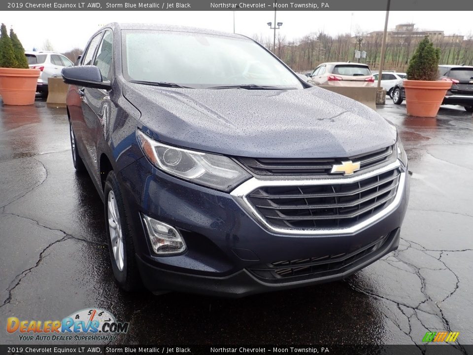 2019 Chevrolet Equinox LT AWD Storm Blue Metallic / Jet Black Photo #12