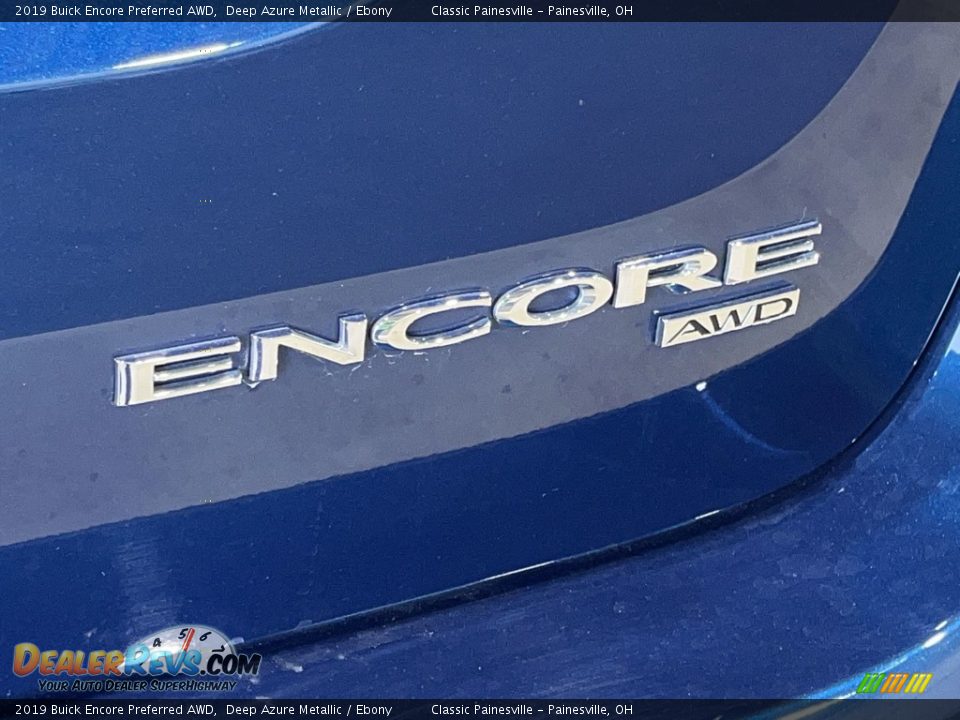 2019 Buick Encore Preferred AWD Deep Azure Metallic / Ebony Photo #29
