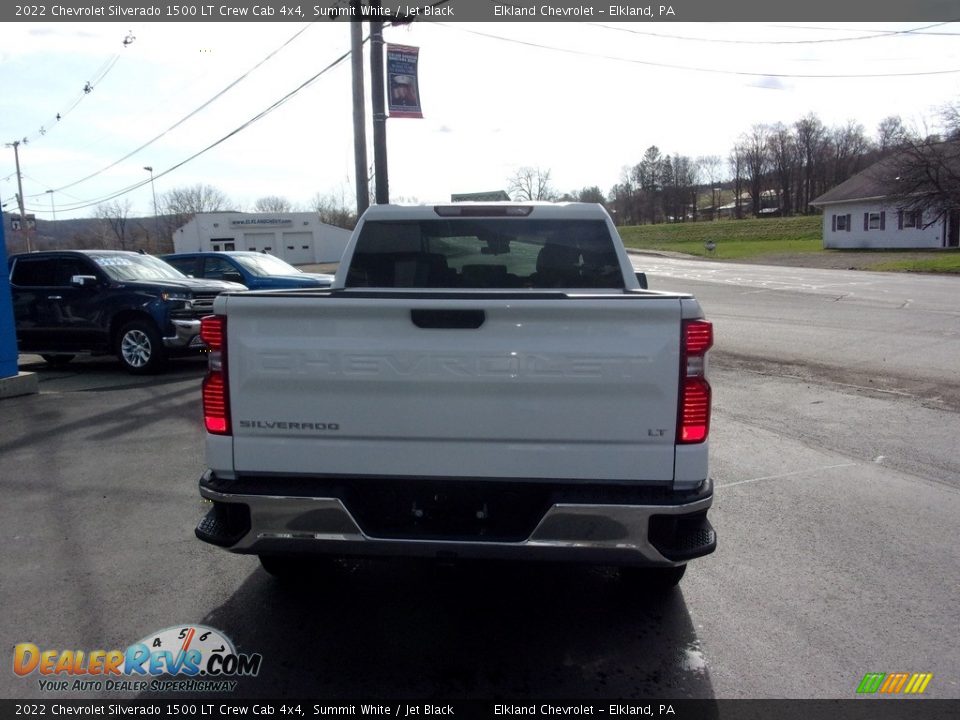 2022 Chevrolet Silverado 1500 LT Crew Cab 4x4 Summit White / Jet Black Photo #4