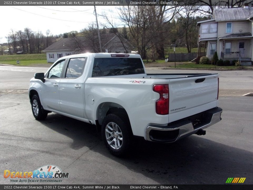 2022 Chevrolet Silverado 1500 LT Crew Cab 4x4 Summit White / Jet Black Photo #5