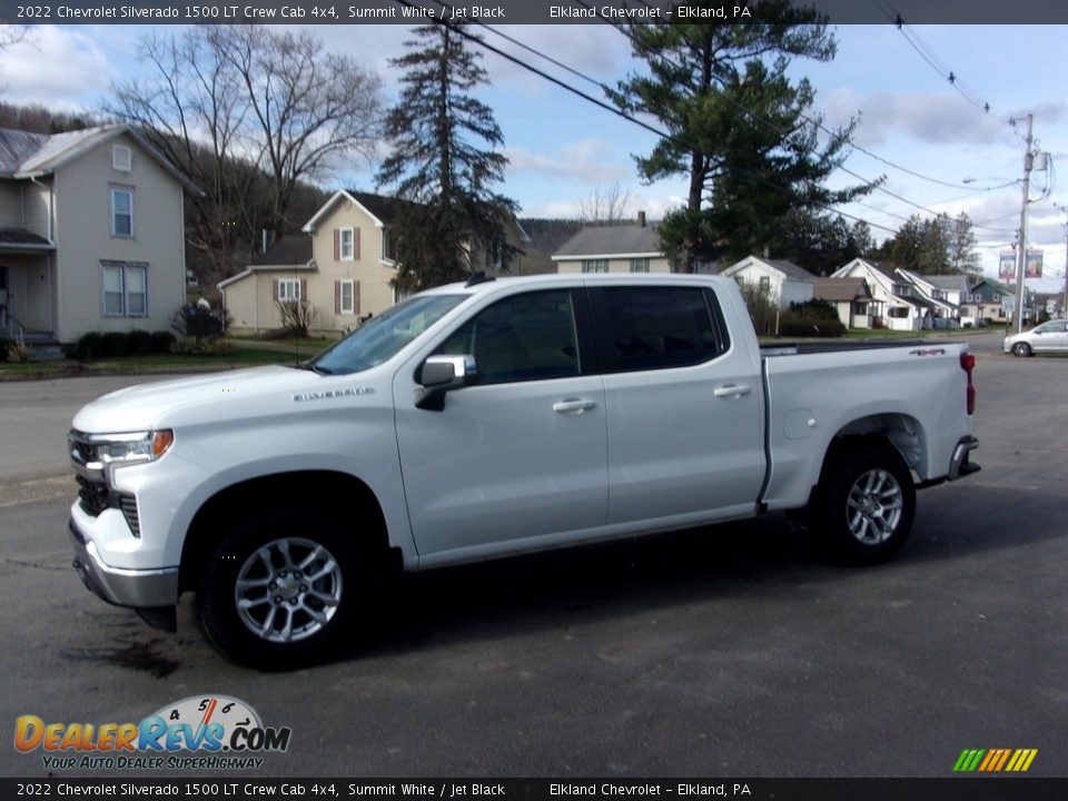 2022 Chevrolet Silverado 1500 LT Crew Cab 4x4 Summit White / Jet Black Photo #7