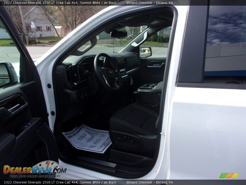 2022 Chevrolet Silverado 1500 LT Crew Cab 4x4 Summit White / Jet Black Photo #13