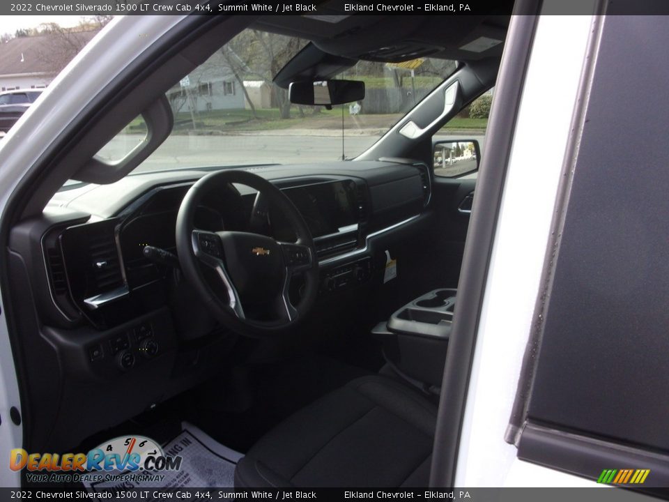2022 Chevrolet Silverado 1500 LT Crew Cab 4x4 Summit White / Jet Black Photo #14