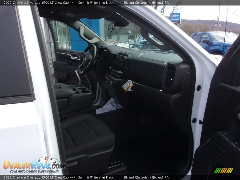 2022 Chevrolet Silverado 1500 LT Crew Cab 4x4 Summit White / Jet Black Photo #17