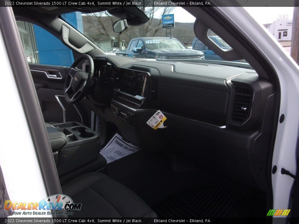2022 Chevrolet Silverado 1500 LT Crew Cab 4x4 Summit White / Jet Black Photo #18