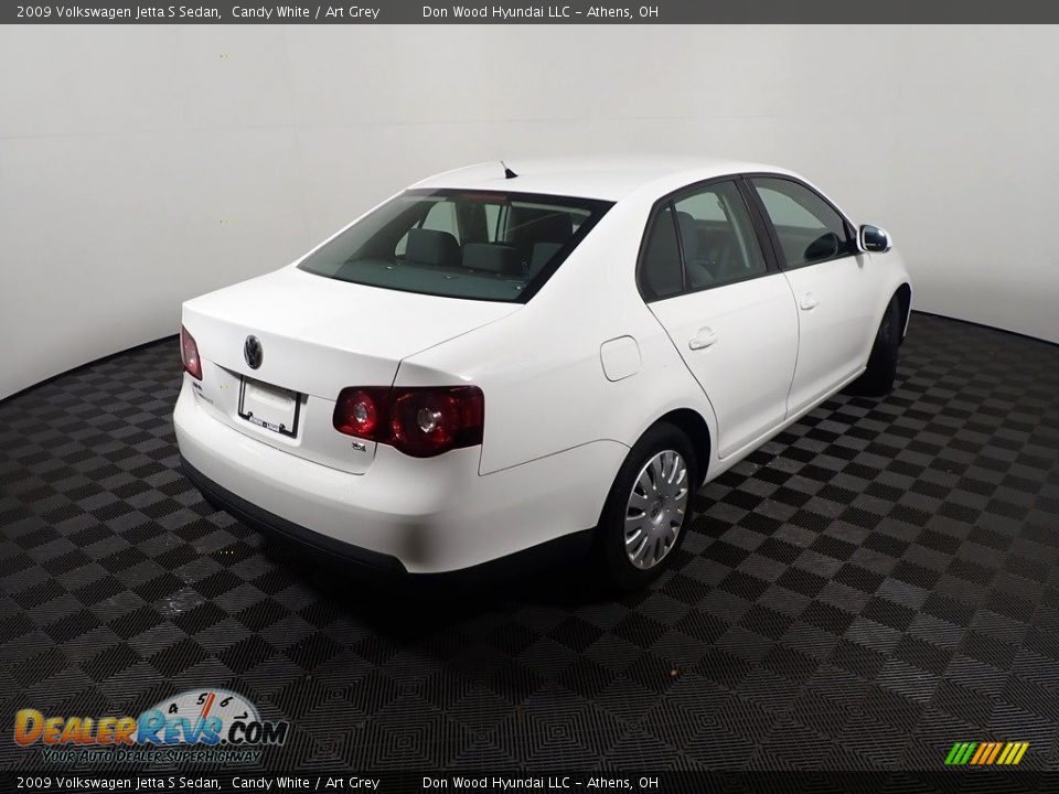 2009 Volkswagen Jetta S Sedan Candy White / Art Grey Photo #13