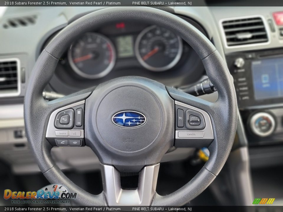 2018 Subaru Forester 2.5i Premium Venetian Red Pearl / Platinum Photo #10