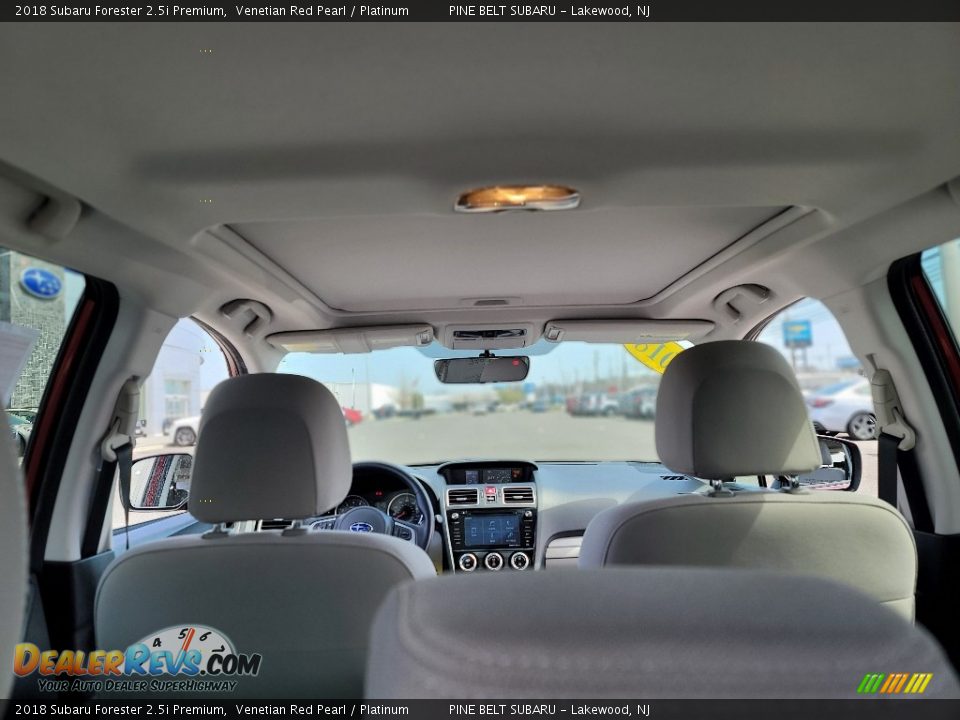 2018 Subaru Forester 2.5i Premium Venetian Red Pearl / Platinum Photo #12