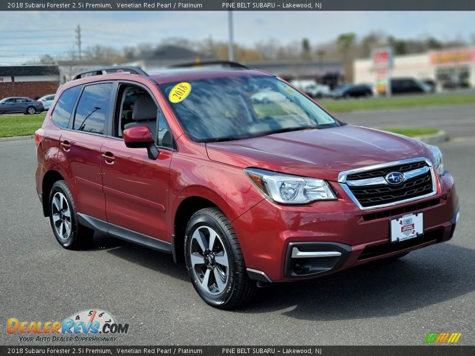2018 Subaru Forester 2.5i Premium Venetian Red Pearl / Platinum Photo #13