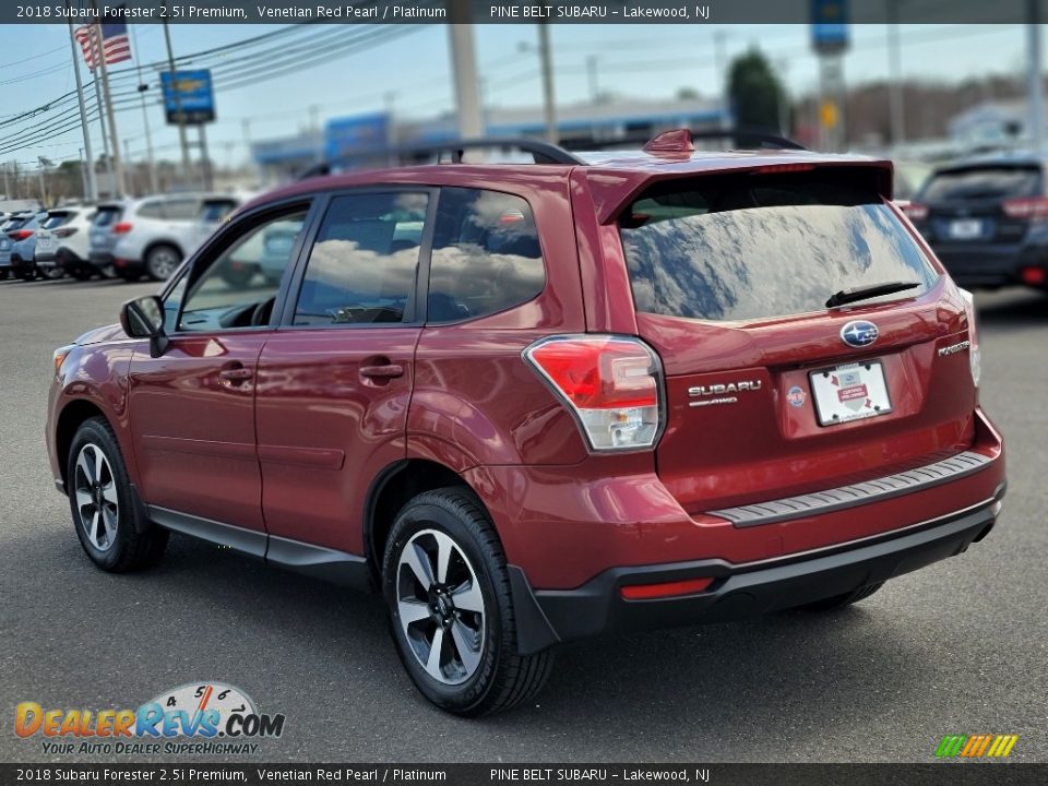 2018 Subaru Forester 2.5i Premium Venetian Red Pearl / Platinum Photo #17
