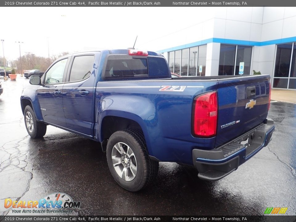 2019 Chevrolet Colorado Z71 Crew Cab 4x4 Pacific Blue Metallic / Jet Black/Dark Ash Photo #4