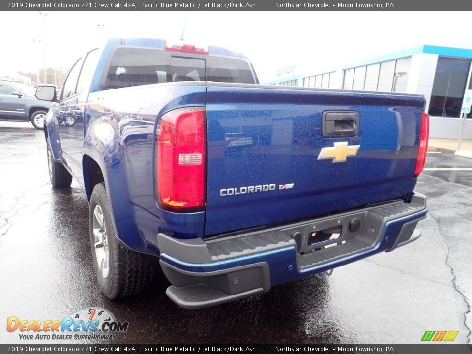 2019 Chevrolet Colorado Z71 Crew Cab 4x4 Pacific Blue Metallic / Jet Black/Dark Ash Photo #5