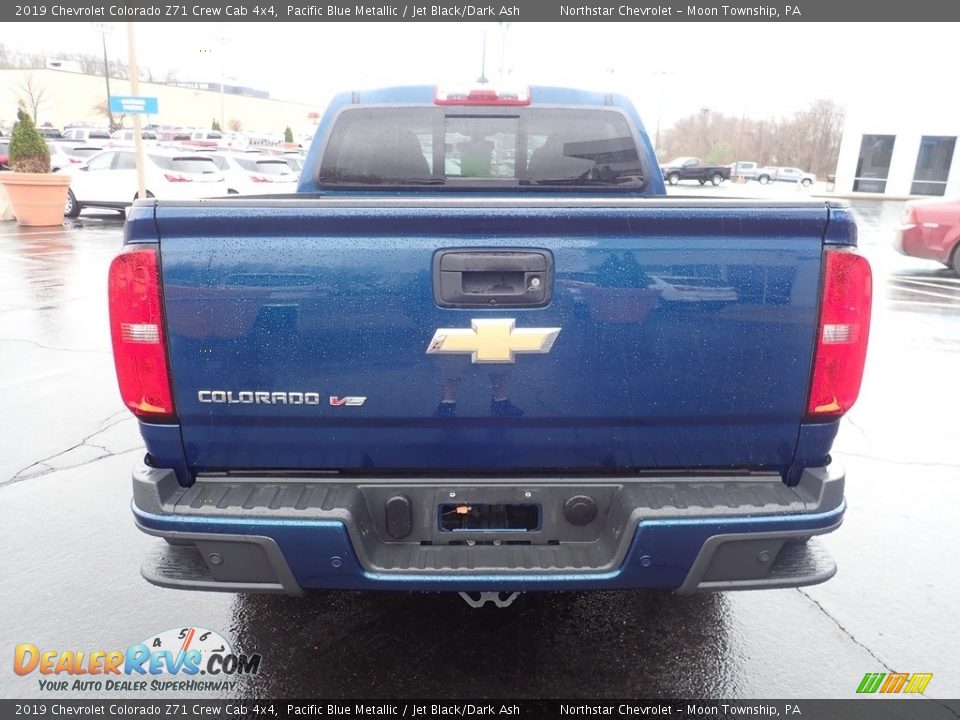 2019 Chevrolet Colorado Z71 Crew Cab 4x4 Pacific Blue Metallic / Jet Black/Dark Ash Photo #6