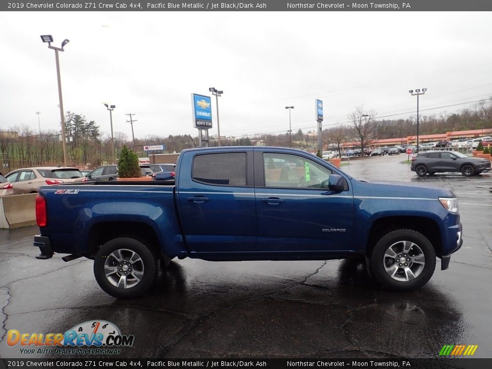 2019 Chevrolet Colorado Z71 Crew Cab 4x4 Pacific Blue Metallic / Jet Black/Dark Ash Photo #9