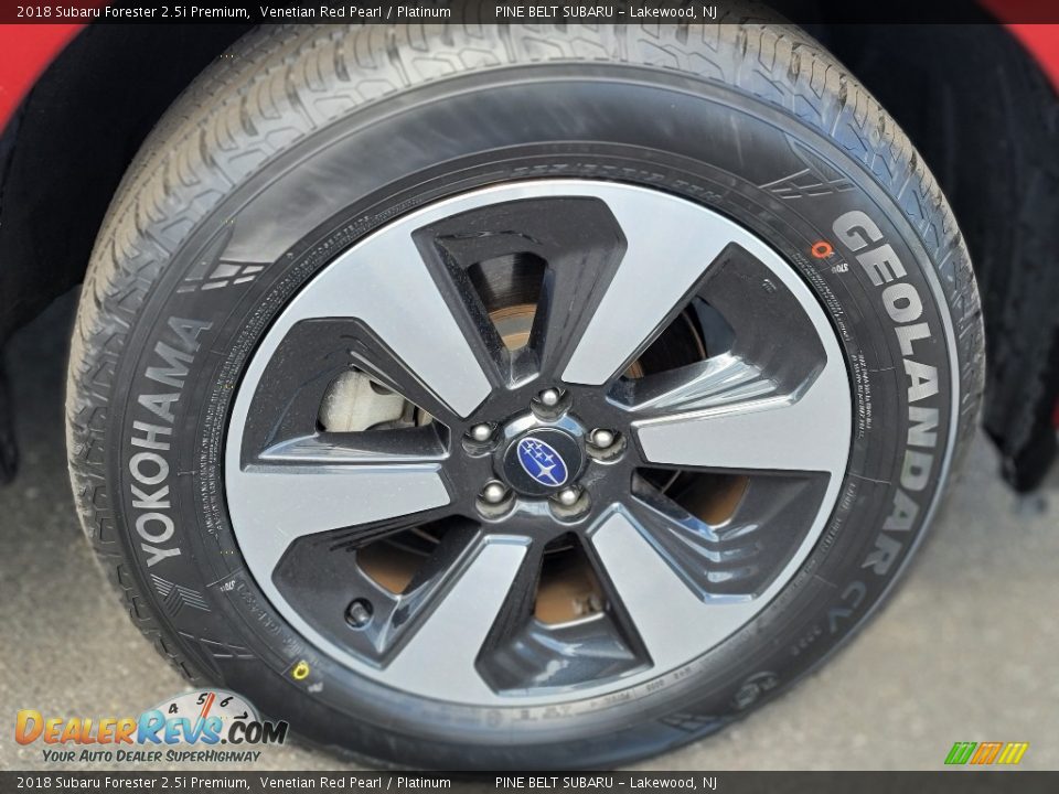 2018 Subaru Forester 2.5i Premium Venetian Red Pearl / Platinum Photo #21