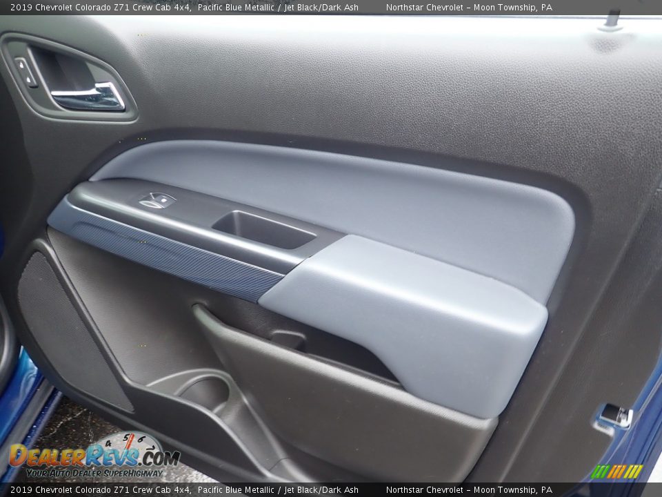 2019 Chevrolet Colorado Z71 Crew Cab 4x4 Pacific Blue Metallic / Jet Black/Dark Ash Photo #17