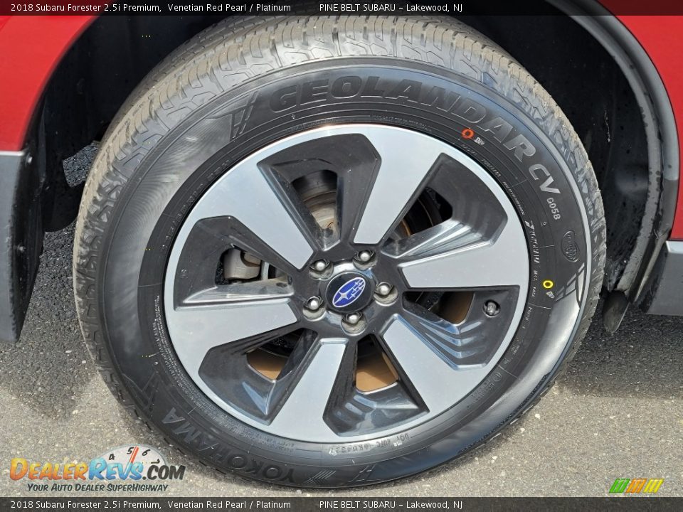 2018 Subaru Forester 2.5i Premium Venetian Red Pearl / Platinum Photo #27