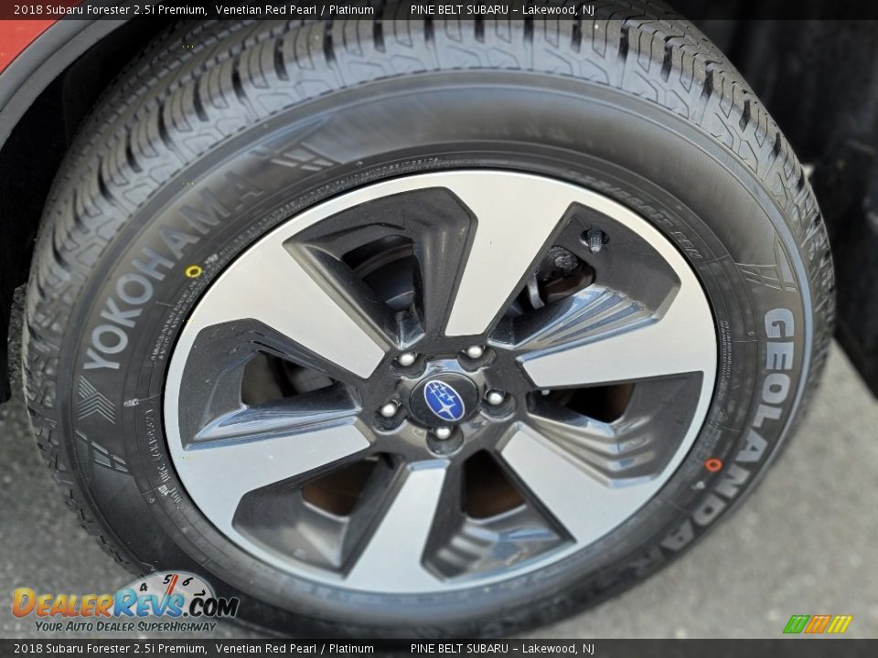 2018 Subaru Forester 2.5i Premium Venetian Red Pearl / Platinum Photo #29