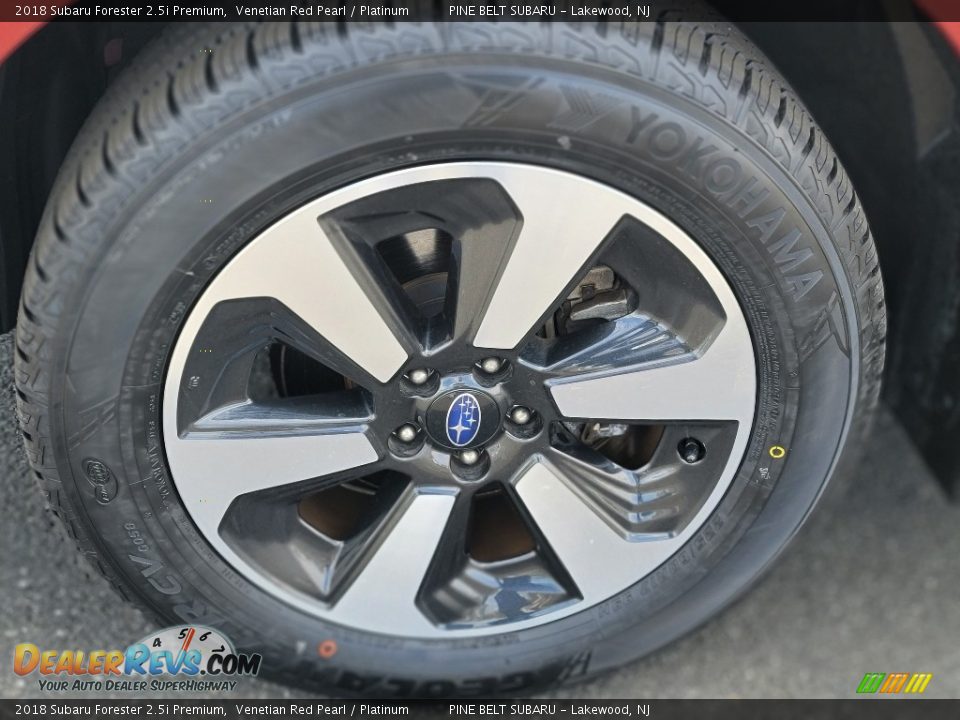 2018 Subaru Forester 2.5i Premium Venetian Red Pearl / Platinum Photo #32