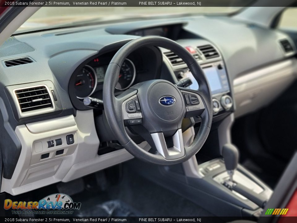 2018 Subaru Forester 2.5i Premium Venetian Red Pearl / Platinum Photo #35