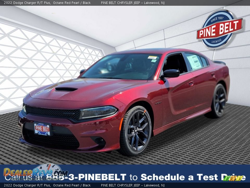 2022 Dodge Charger R/T Plus Octane Red Pearl / Black Photo #1