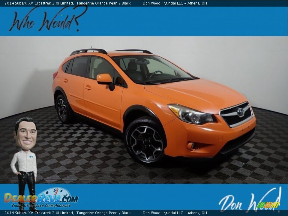 2014 Subaru XV Crosstrek 2.0i Limited Tangerine Orange Pearl / Black Photo #1