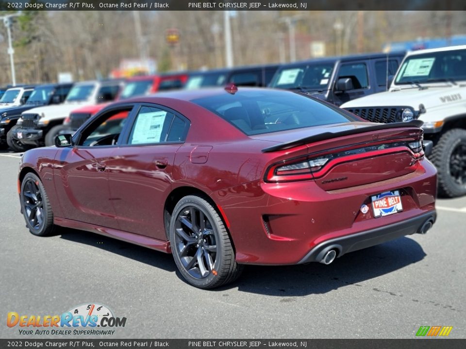 2022 Dodge Charger R/T Plus Octane Red Pearl / Black Photo #6