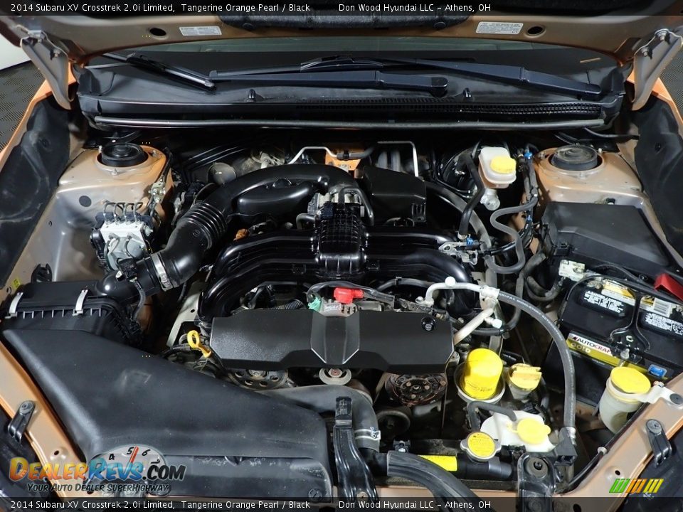 2014 Subaru XV Crosstrek 2.0i Limited Tangerine Orange Pearl / Black Photo #8