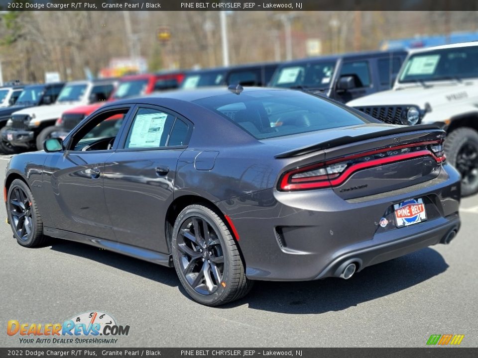 2022 Dodge Charger R/T Plus Granite Pearl / Black Photo #6