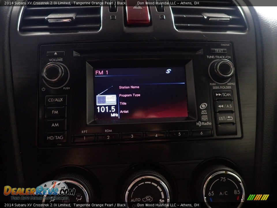 2014 Subaru XV Crosstrek 2.0i Limited Tangerine Orange Pearl / Black Photo #27