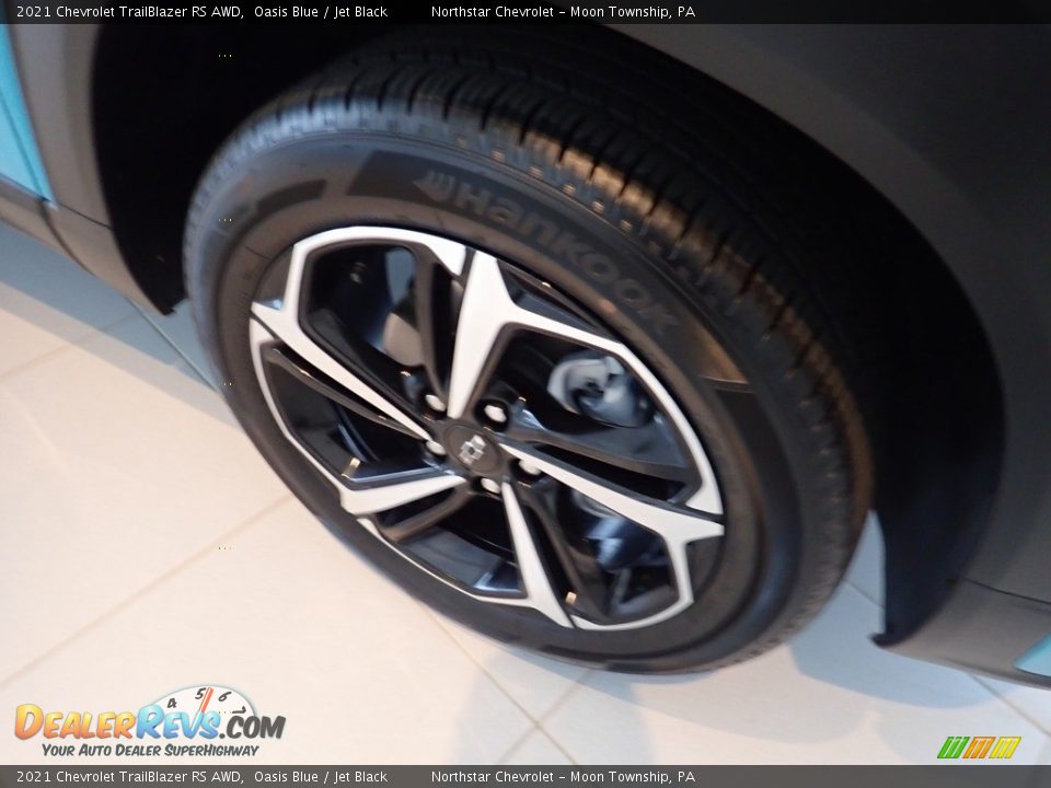 2021 Chevrolet Trailblazer RS AWD Oasis Blue / Jet Black Photo #14