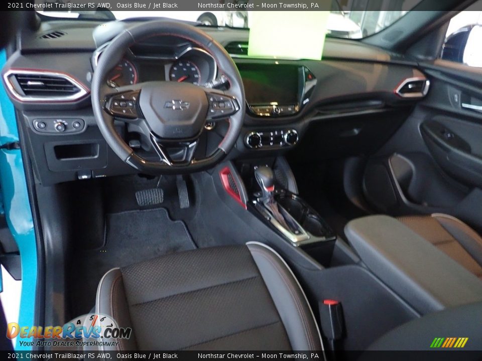 Jet Black Interior - 2021 Chevrolet TrailBlazer RS AWD Photo #22