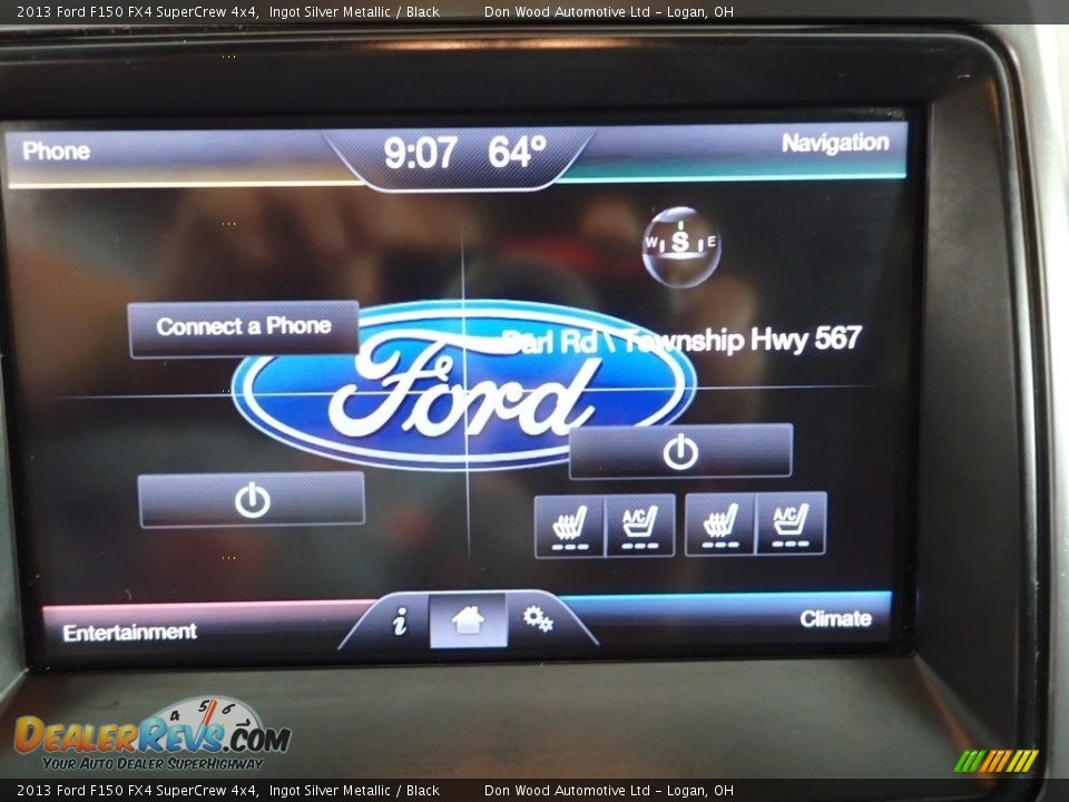 2013 Ford F150 FX4 SuperCrew 4x4 Ingot Silver Metallic / Black Photo #6