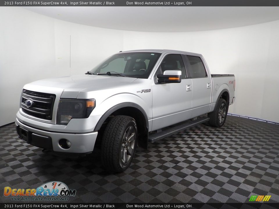 2013 Ford F150 FX4 SuperCrew 4x4 Ingot Silver Metallic / Black Photo #8