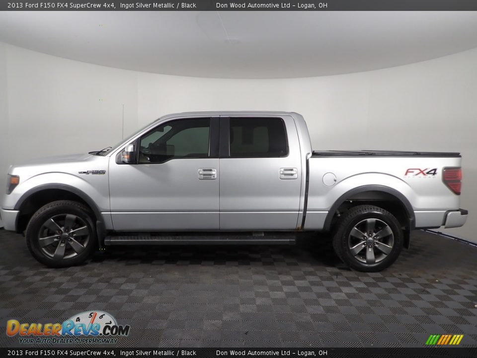 2013 Ford F150 FX4 SuperCrew 4x4 Ingot Silver Metallic / Black Photo #9