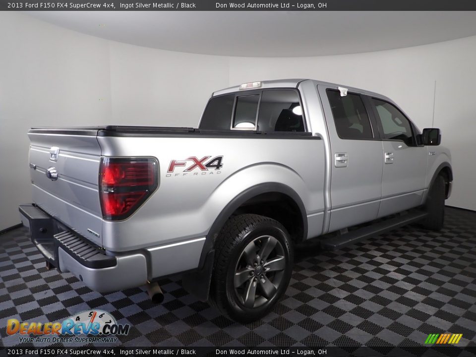 2013 Ford F150 FX4 SuperCrew 4x4 Ingot Silver Metallic / Black Photo #13