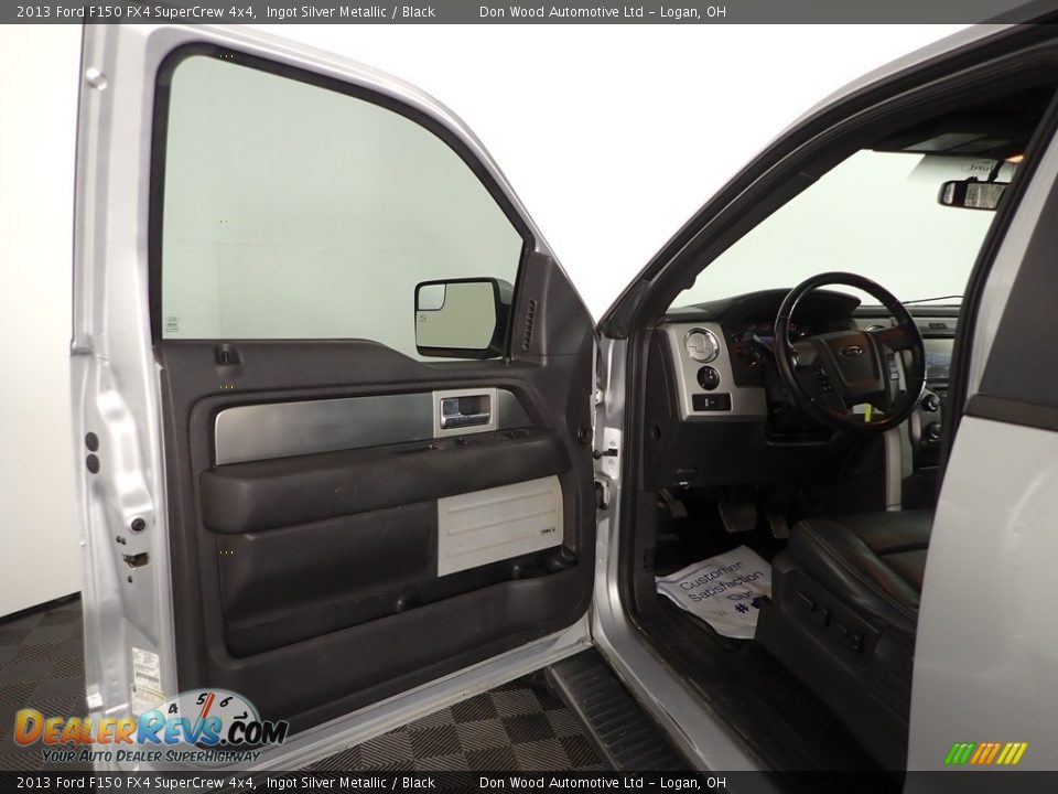 2013 Ford F150 FX4 SuperCrew 4x4 Ingot Silver Metallic / Black Photo #14
